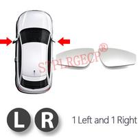 For Volkswagen ID.4 ID.5 Q4 Enyaq 2021-Present – Replacement Heated Side Mirror Glass with Backplate 1 Left and 1 Right white