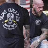hot selling GRIND Gym Graphic Print T-Shirt Outdoor Equipe Men Women O-neck Cotton Short Sleeve Streetwear Hip Hop Harajuku Y2K Fashion Oversized Top XXXL gray