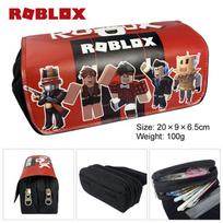 Roblox Pencil Case Cartoon Kids Stationery Organizer With Large Capacity And Durable Material raudona