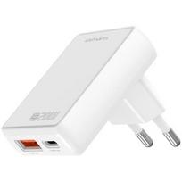 4Smarts Charger FlatPlug Duos 20W GaN USB-C + USB-A 4SM000008