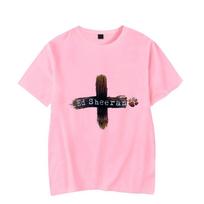 Fashion Ed Sheeran T Shirts for Women Men Summer Clothing Fitness O Neck Man T-shirt Oversized Men T-shirts Tops XXS rožinė