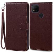 Dėklas Redmi 9C NFC Piniginė Atverčiamas Odinis Dėklas Xiaomi Redmi 9C 9 C Telefono Dėklas Minkštas Silikoninis Xiaomi Redmi 9C NFC Fundas For Redmi 9C black