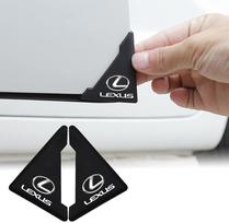 (MHNETY) Automobilio durų apsauga, Skirta Lexus, Durų kampų apsauga, Kampų apsauga, Lipdukas, Tinkamas black