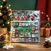 Christmas 40-Piece Surprise Toy Box: Holiday Fun for Kids white