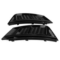 B9 2017-2018 Front Bumper Fog Light Grilles - Black Grille Cover Replacement for black