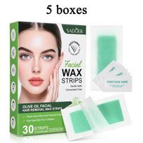Olive Oil Facial Hair Removal Wax Paper Armpits Leg Hair and the Whole Body Removing Pubic Hair Permanently for Women Men beige