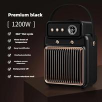 Purškiamas šildytuvas didelės galios 1200W šildytuvas keraminis PTC buitinis išmanusis šildytuvas UK black
