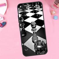 Chess Board For Xiaomi Redmi Note 13 10 12 11 14 15 Pro Plus Phone Case For Redmi 15 13C 12C 14C 10C 15C Redmi Note 9 black