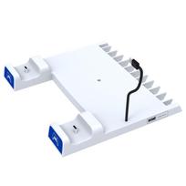 Charging Station for P5/P5 Slim Compatible with Digital/Disc Console & Edge Controllers, 2 Charging Slots, USB Port P5S009 balta