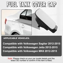 For VW Sagitar Jetta MK6 2012 2013 2014 2015 Car Gas Fuel Filler Flap Door Fuel Tank  Cap Cover  5C6809857D 16D809857 gray