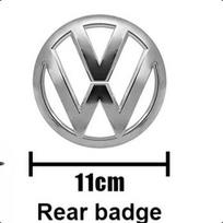 2026 Hot Emblems For VW Volkswagen Jetta MK5 Golf High-Quality Black Or Silver For VW Volkswagen Golf 6 MK6 Front Grille Badge & vngk10 black
