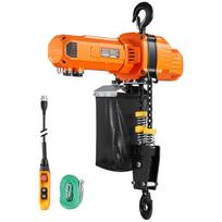 VEVOR 1000 kg elektrinis grandininis keltuvas, 6 m kėlimo aukštis, 230V vienfazis tiltinis kranas su 4,5 m laidiniu nuotolinio valdymo pultu 52.5 x 17 x 27.5 cm