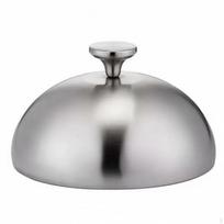 Teppanyaki Grill Cover Kitchen Protector Round Steak Stainless Steel Food Dome for Caterers, 20CM