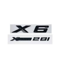 3D ABS raidės emblemai bagažinės emblemai, tinkami BMW X6 modeliams E71 F16 E72 G06, taip pat XDRIVE 30d 28i 30i 35i 50i