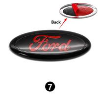 14.5cm Aluminum Car Front Grille Emblem Rear Trunk Logo XCZEDE4 Badge For Ford Fiesta Focus 2 3 Mondeo Edge Ranger Fusion S-MAX Transit