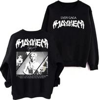 Lady Gaga Mayhem  Sweatshirt Oversized Haraj XS juoda
