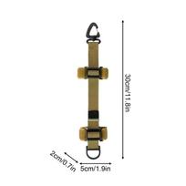 Metal D-Ring Backpack Shoulder Strap Backpack Strap Extension  Backpack Accessories geltona