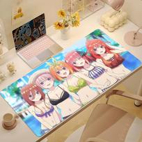 The Quintessential Quintuplets Mouse Pad Large NonSlip Lockedge Desktop Computer Desk Mat Keyboard Pad Office Gamer Student 800x300x2mm