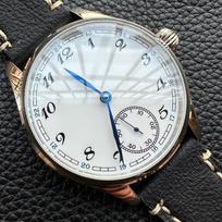 Men's Watch for Seagull ST3600 Manual Movement Retro Enamel Sterile Dial Business Micro Rotor Mechanical Watch Reloj Hombre sapphire