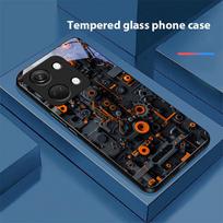 Circuit Diagram For OnePlus Nord 3 5 6T 7 Pro 8 12 10T Reno8 Lite 5G 10R Nord N30 Hard Shell Tempered Glass Phone Case Black For OnePlus 10R 5G black