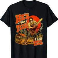 I Can Tell Chainsaw Horror Halloween T-Shirt Unisex T-Shirt XL brown