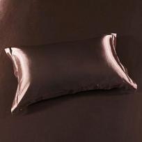 Washable Ice Silk Pillowcase - Cool in Summer Single (48*74cm) black
