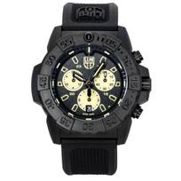 Luminox Navy Seal Chronograph Rubber Strap Black Dial Quartz Diver's XS.3587 200M Men's Watch juoda