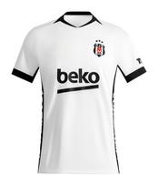 2026-2027 Besiktas futbolo marškinėliai trumpomis rankovėmis Turkijos Superlygos futbolo marškinėliai vyrams Gerbėjų sportinė uniforma Šeimos derinimas 120 white
