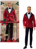 Lėlė vyras Mattel Barbie Signature Holiday 2026 JJX87, 30 cm, juoda sp.