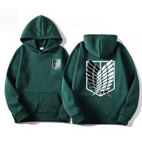 Attack on Titan Vyriški megztiniai Anime Megztiniai Vyriški Moteriški Gatvės drabužiai Megztinis Harajuku Shingeki no Kyojin Hoodies Megztiniai Drabužiai L black