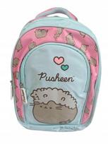 St. Majewski Pusheen kuprinė 22l, 4 skyrių, mėlyna-rožinė