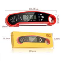 Digital Kitchen Food Digital Thermometer For Meat Water Milk Cooking Grilling Outdoor BBQ Waterproof Instant Read black