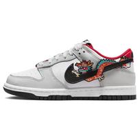 Nike Dunk Low GS Kinų Drakono Metų Vaikų Kedai Pilki Balti Universiteto Raudoni FZ5528-101 35.5 gray