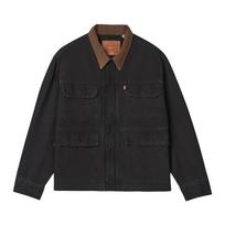 Levis Laisvalaikio Madinga Patogi Klasikinė Kalnų Stiliaus Džinsinė Striukė Unisex Striukės Tamsi 002WW-0003 XL brown
