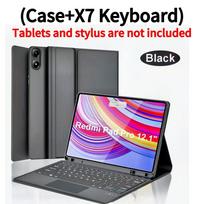 Case for Redmi Pad Pro 12.1 Inch,Bluetooth Keyboard cover for POCO Pad 12.1 Inch Wireless removable keyboard cover Redmi Pad Pro 12.1&French