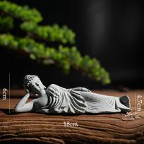 Buddha Statue Set – Sandstone Finish, Various Poses, Zen Home Decor for Meditation & Spiritual Space brown