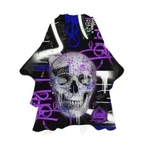 EUROSTIL Purple Skull Capa with Neoprene Collar - 1pc