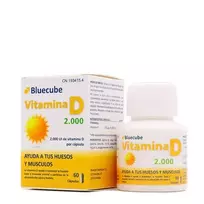 BLUECUBE Vitamin D 2000 60 Capsules
