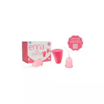 ENNA Cycle Menstrual Cup Size L, 2 Cups, Sterilizer
