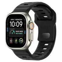 Tech-Protect SILICONE BAND FOR APPLE WATCH 8 / 9 / 10 / 11 / 12 / SE / ULTRA (44 / 45 / 46 / 49 MM) BLACK