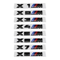 For BMW M E46 E90 E60 3D ABS M Logo Car Fender Badge Trunk Sticker Accessories For BMW M2 M X3 M4 X5M M6 M7 F48 G01 E84 E83 F39 F10 F30 G11 X8 M juoda