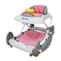 Vaikštynė su sūpuoklėmis Baby Mix39124\J-888RS, rožinė
