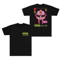 MF Doom Beef Rapp T-Shirts Mm Food Album Logo Tee Unisex HipHop Streetwear Short Sleeve Top XS pink