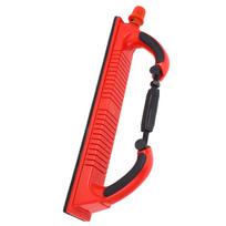 Longboard Hand Sanding File Block Adjustable Radius Debris Extraction Sander with Handle Red