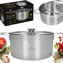 Zwieger Caldo puodas 28 cm, 7.4 L, nerūdijančio plieno, su dangčiu
