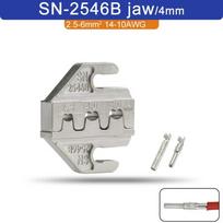 Non-insulated Open Barrel Crimping Tool SN-2546B 58B 02C 03H 06WF X6 / 06 48BS Crimping Terminals Jaw Slot Terminal Tools gray