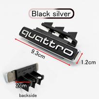 Audi QUATTRO Badge Car Front Grille Emblem Styling For Audi quattro A6L Sport 2019 2020 2021 2022 Body Trunk Sticker Accessories