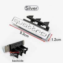 Audi QUATTRO Badge Car Front Grille Emblem Styling For Audi quattro A6L Sport 2019 2020 2021 2022 Body Trunk Sticker Accessories