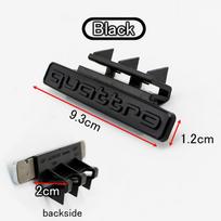 Audi QUATTRO Badge Car Front Grille Emblem Styling For Audi quattro A6L Sport 2019 2020 2021 2022 Body Trunk Sticker Accessories