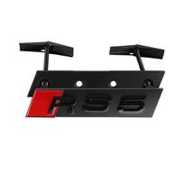3D ABS RS3 RS4 RS5 RS6 RS7 RS8 Emblem Car Front Grille Badge Tuning Accessorie for Audi A1 A3 8P A4 B5 B6 B7 B8 A5 A6 C5 C6 C7 S